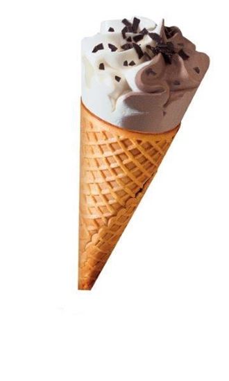 Picture of Cone Vanilla-Chocolate Icecream