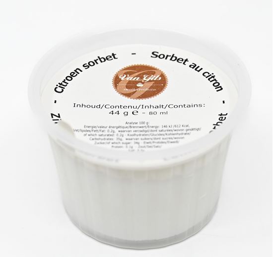 Picture of Mini Citron Sorbet Icecream Cup