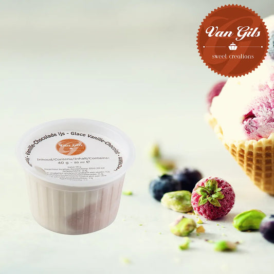 Duo Vanilla/Chocolate Icecream Cup