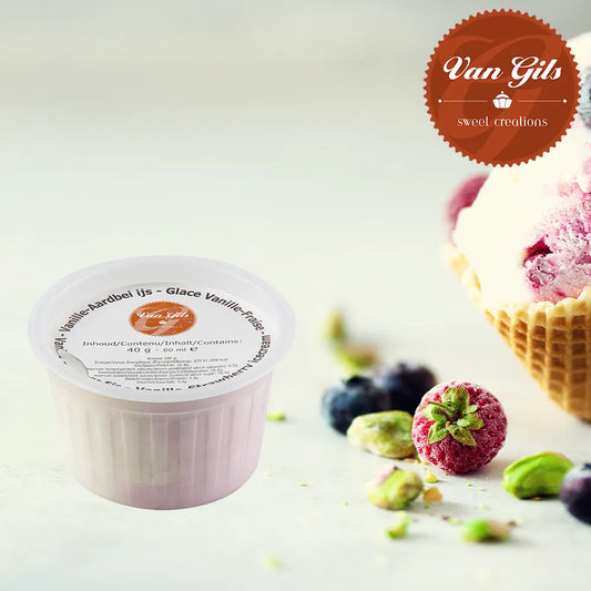 Duo Vanilla/Strawberry Icecream Cup
