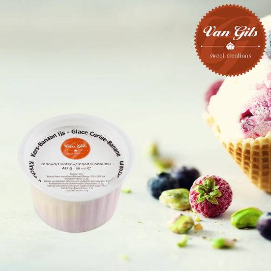 Duo Cherry/Banana Icecream Cup
