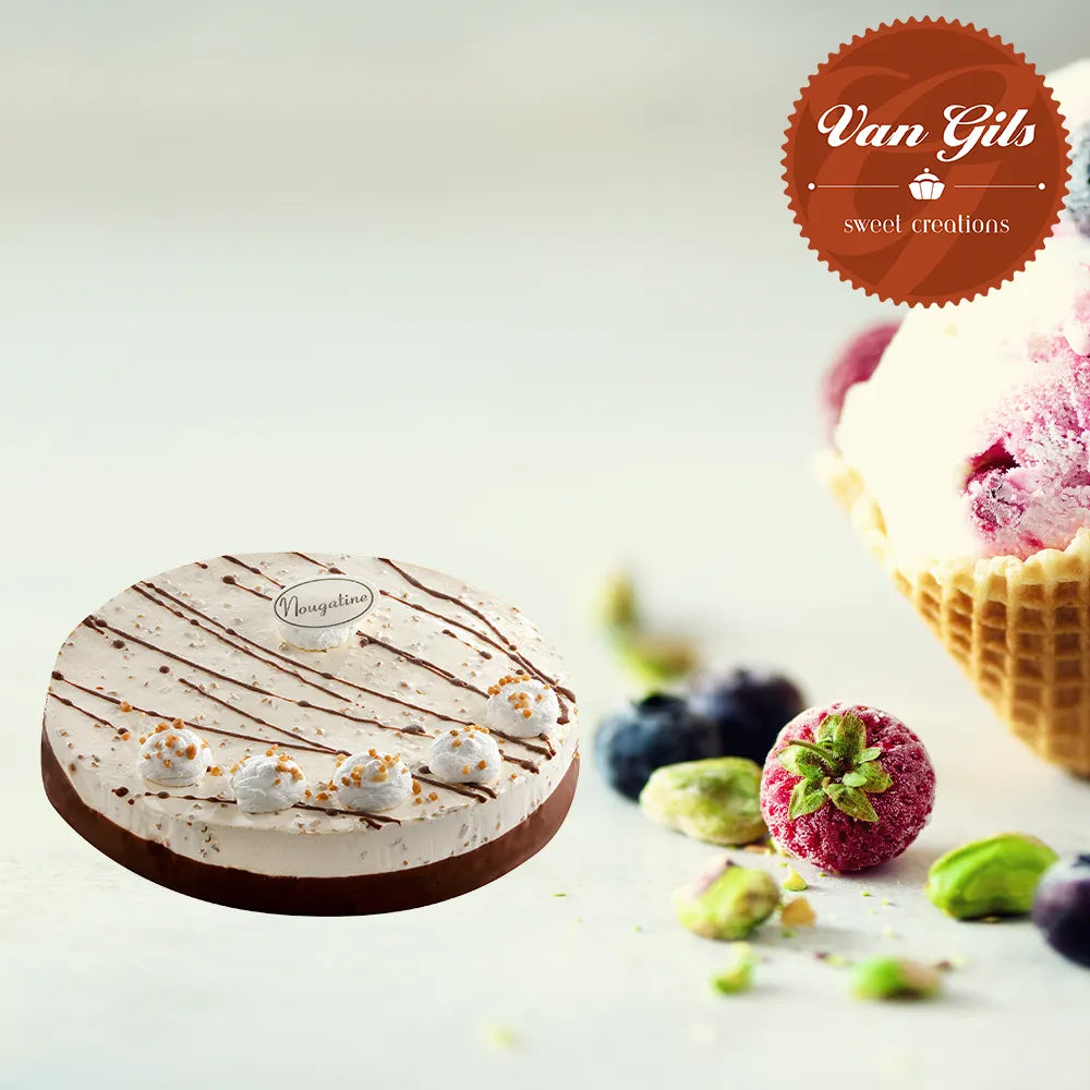 Nougatine Ice Cream Cake